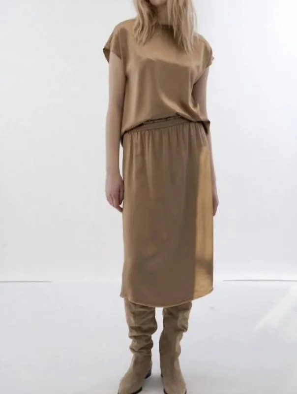 Aissa Gold Skirt