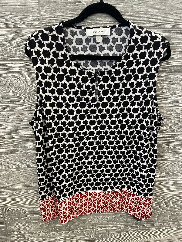 Black & Red Top Sleeveless Jones Studio, Size 1x