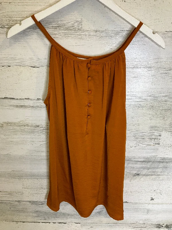 Orange Top Sleeveless Ophelia Roe, Size S