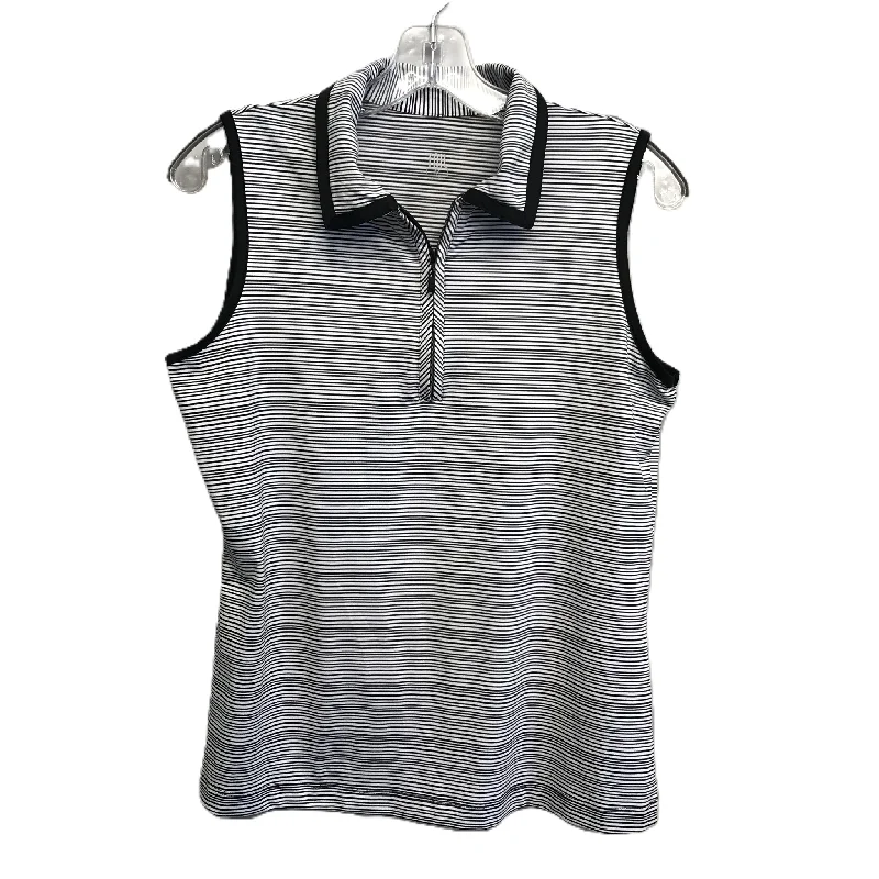 Striped Pattern Top Sleeveless By Tail, Size: M