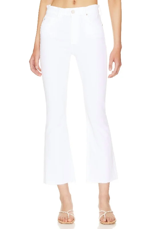 Farrah Crop Boot Jean In Modern White