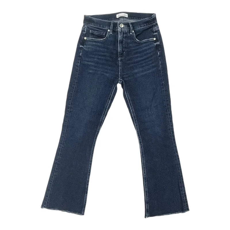 Jeans Cropped By Loft In Blue Denim, Size:0