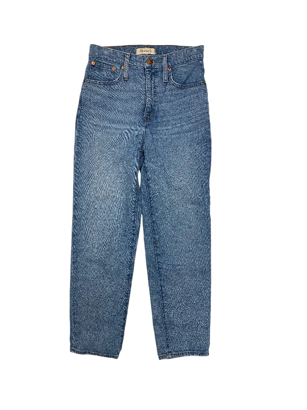 Jeans Straight By Madewell In Blue Denim, Size: 2