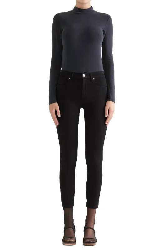 Sophie Hi Rise Skinny Jeans In Jet