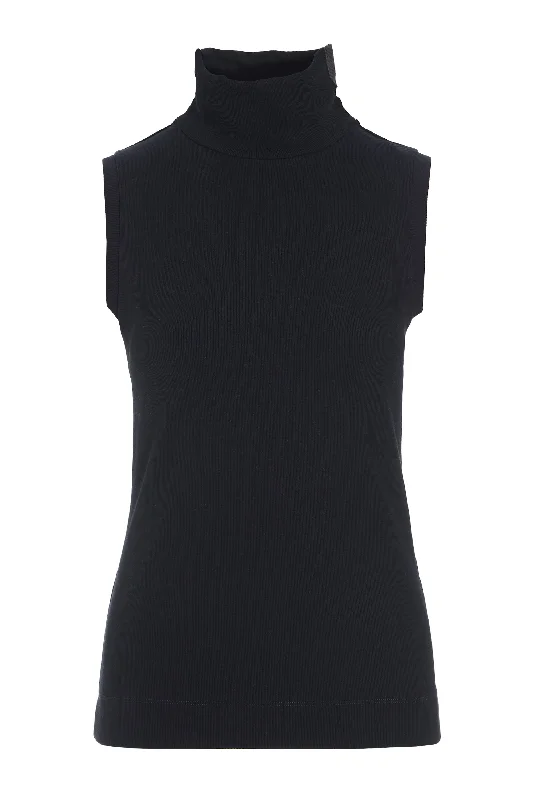 TOP HIGH NECK - 71003 - BLACK