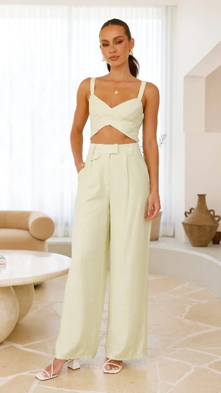 Toni Pants - Lime