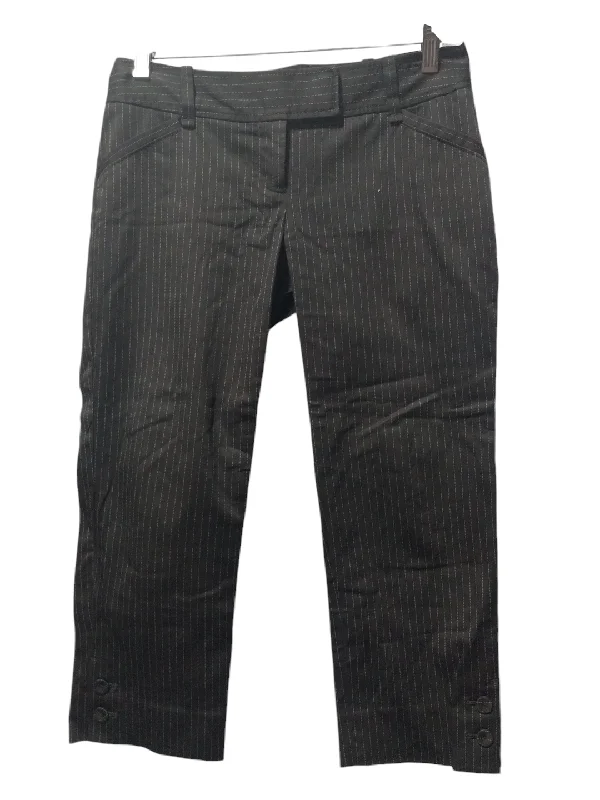 Capris By Limited In Striped Pattern, Size: 0