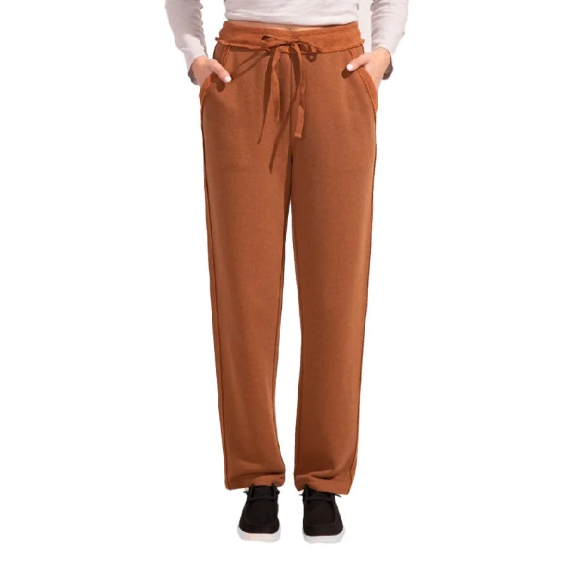 Escape by Habitat Heathered French Terry Easy Pant in Spice - 69913-SP