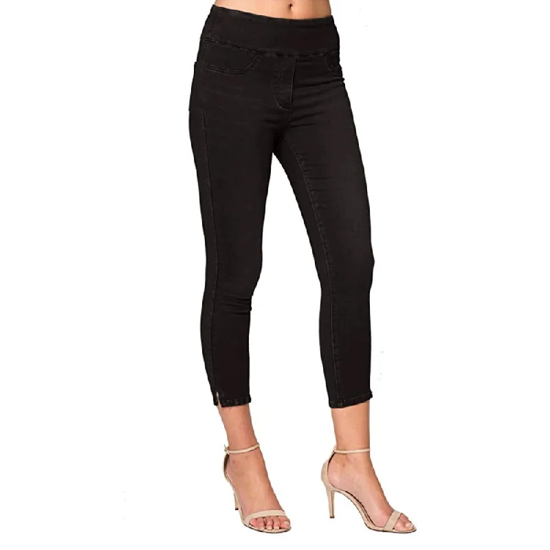 Lior Paris "Joy" Skinny Cropped Jean in Black Denim - Joy-BK