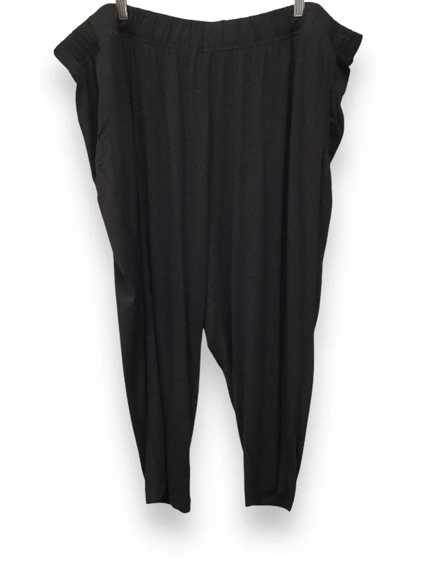 Pants Lounge By Torrid In Black, Size: 4x