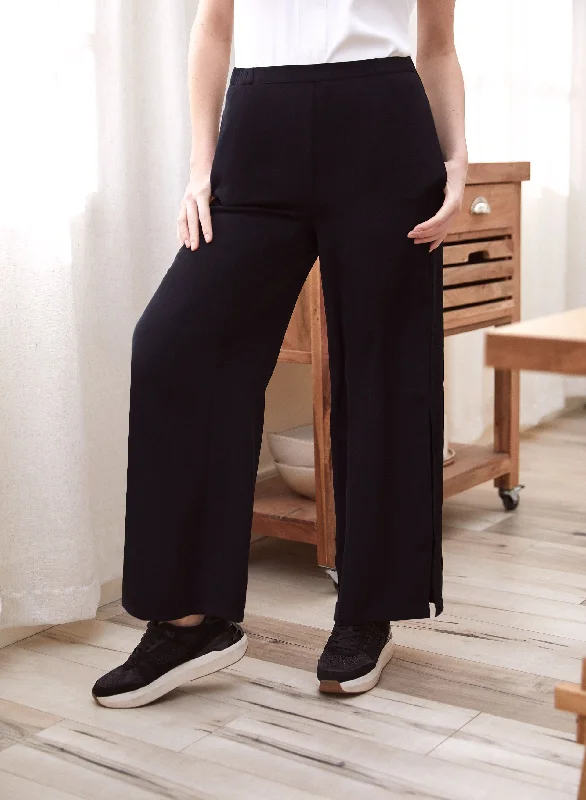 Side Slit Pull-On Pants