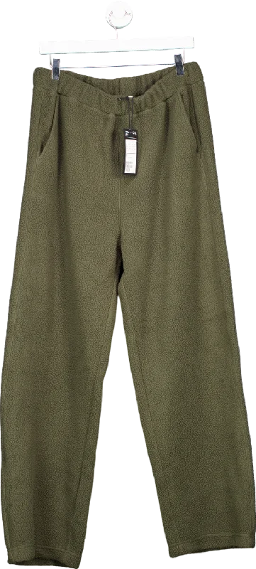 Weekday Green Ryan Pile Sweatpants M