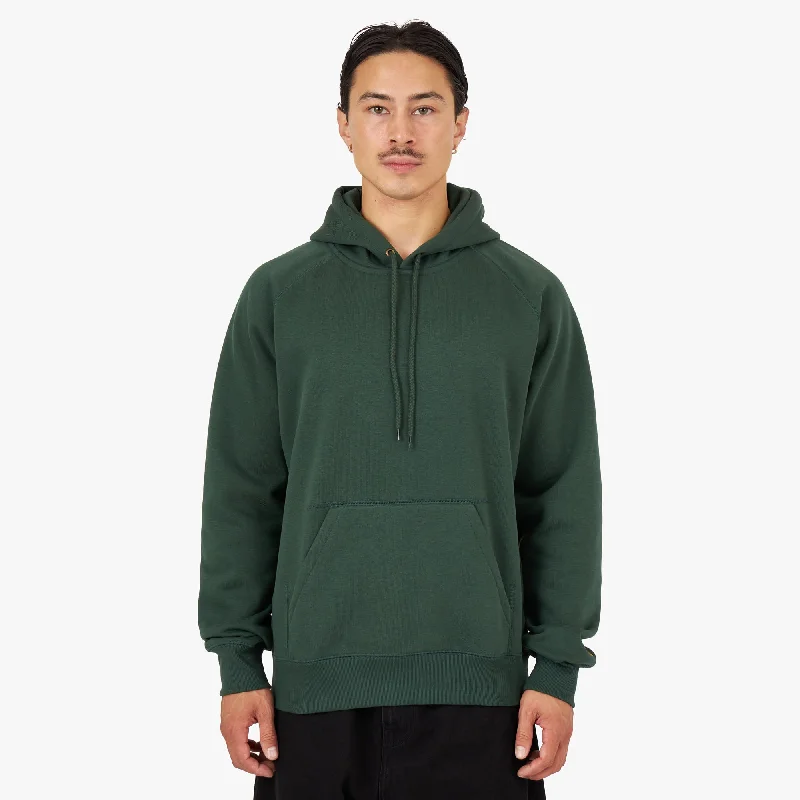 Carhartt WIP Chase Pullover Hoodie Sycamore Tree / Gold