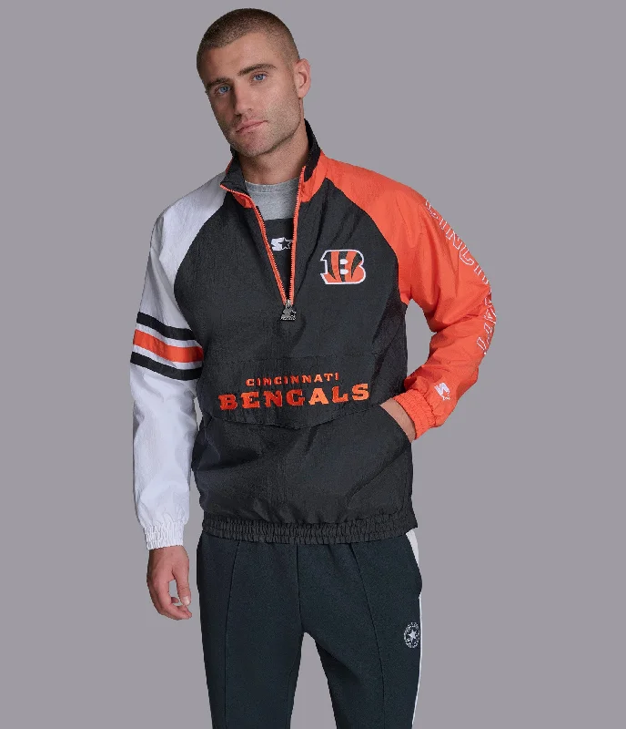 Cincinnati Bengals Elite Half Zip Pullover