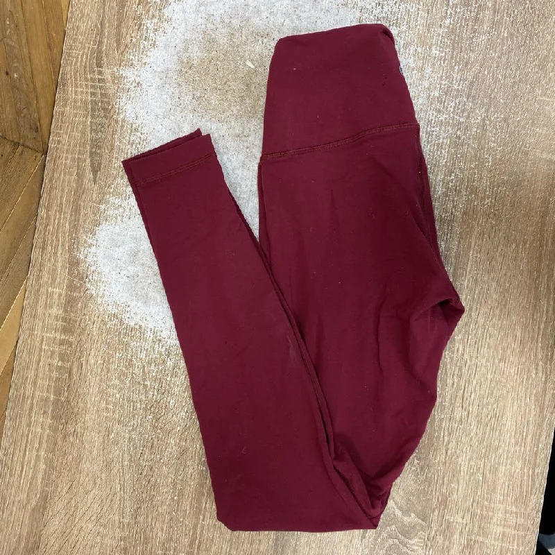 Lululemon- leggings - MSRP $99: Burgundy Red -women-SM