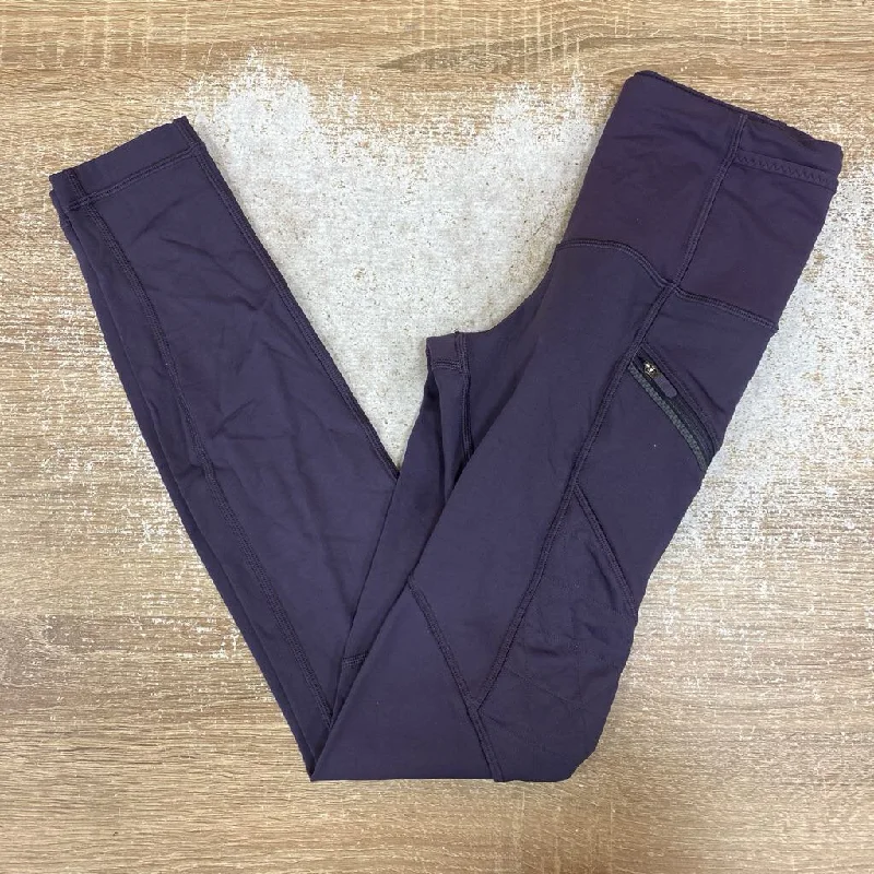 Lululemon - Women's Fleece-Lined Pocket Leggings: Purple-women-2