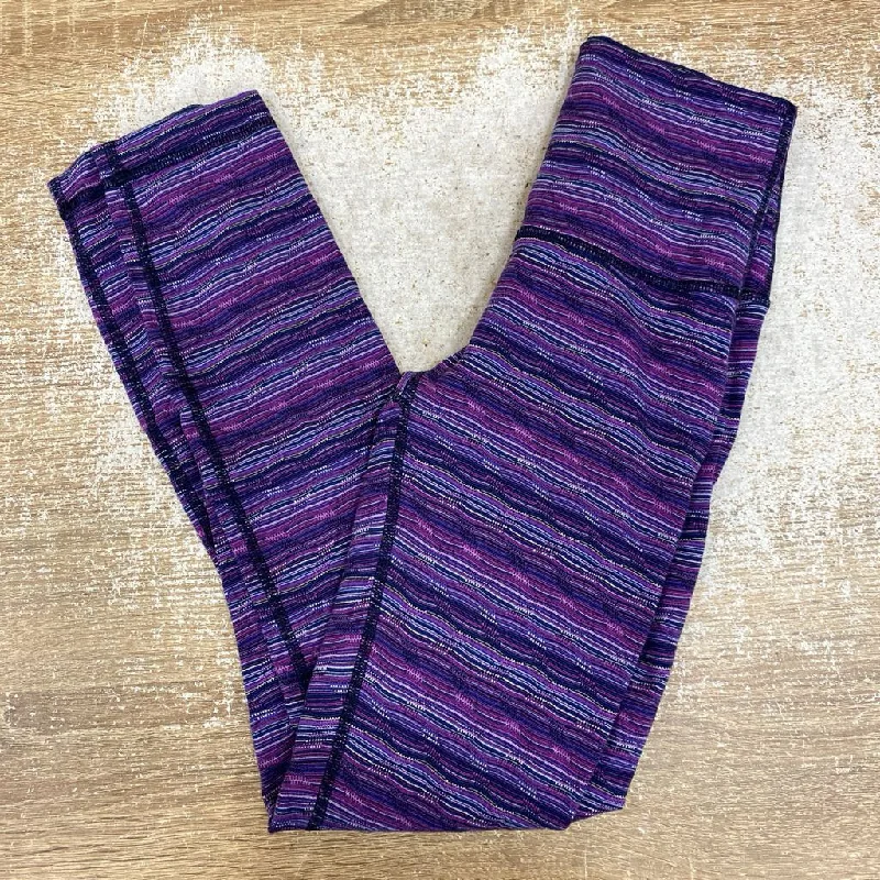 Lululemon - Women's Patterned Leggings: Purple-women-2