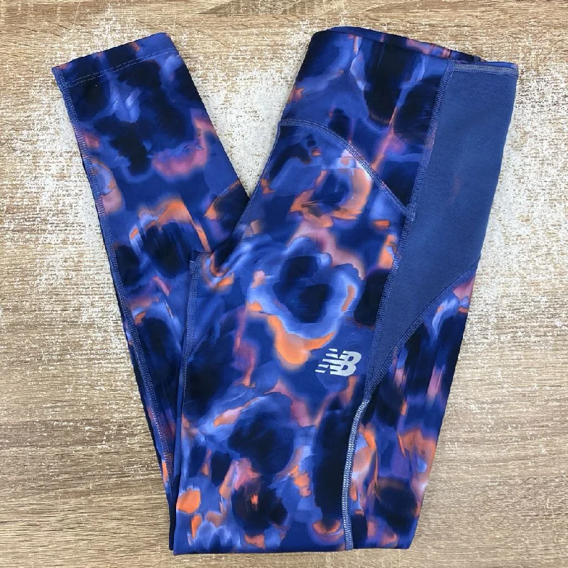 New Balance - Women's Leggings - MSRP $90: Blue/Pink-women-MD