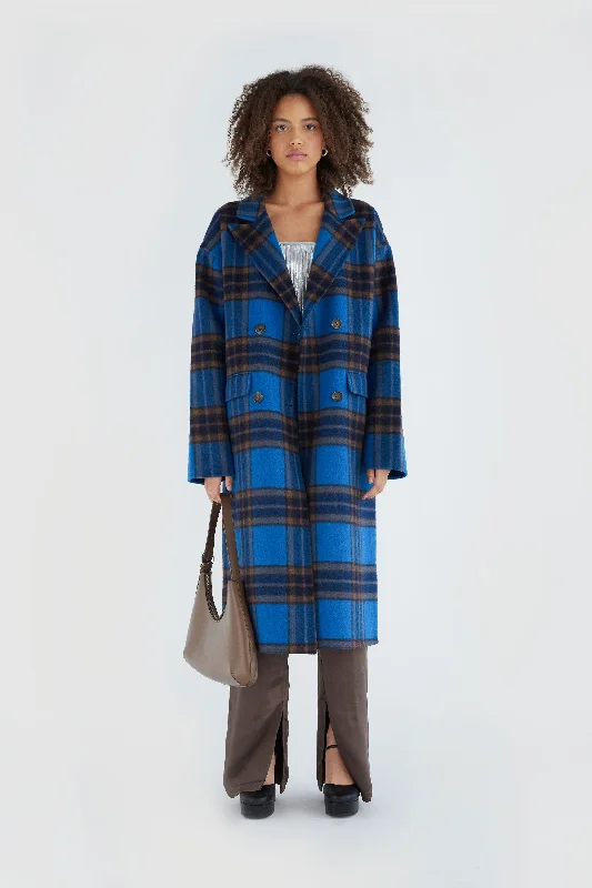 Cobalt Blue Plaid