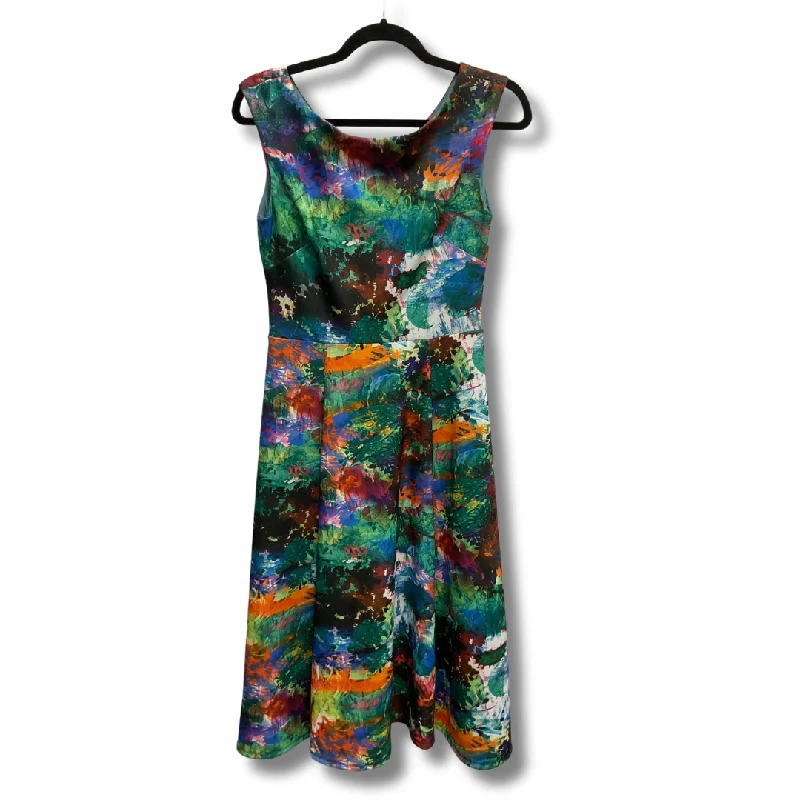 Dress Casual Midi By Betsey Johnson In Multi-colored, Size: 2