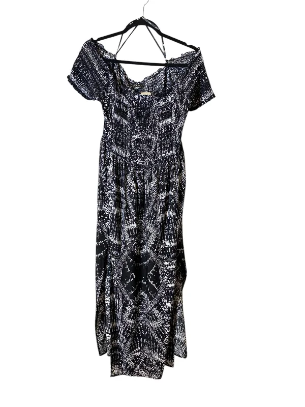 Dress Casual Midi By City Chic In Black & White, Size: S