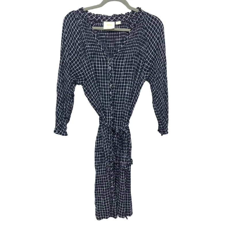 Dress Casual Midi By Maeve In Navy, Size: L