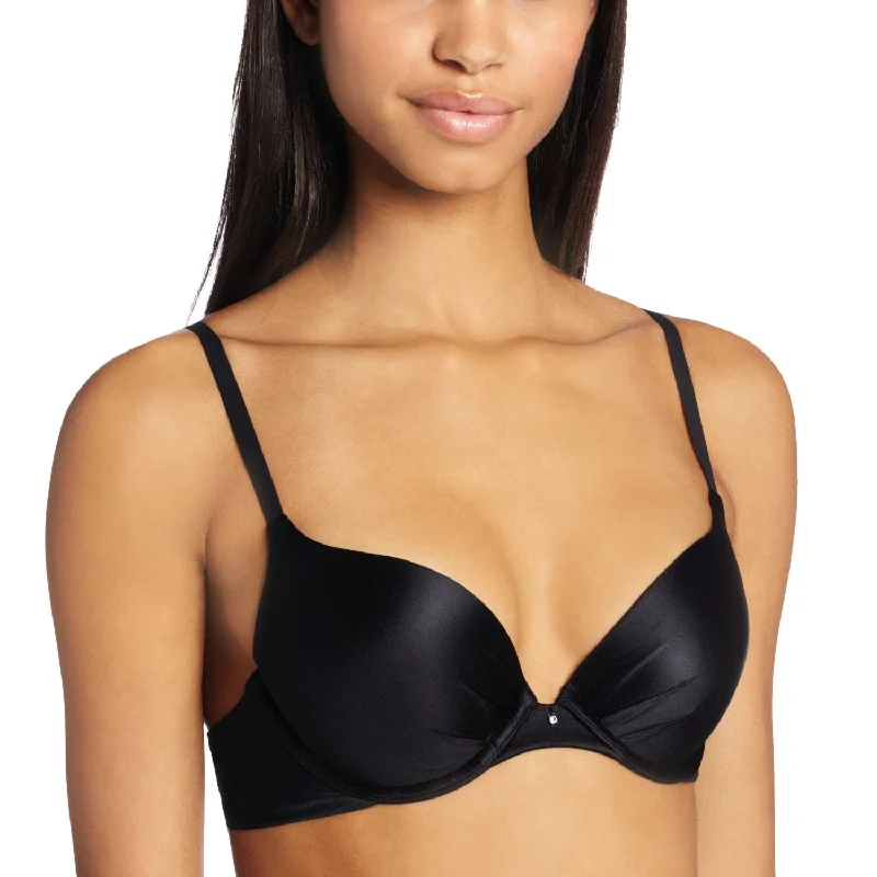 Maidenform Women`s Comfort Devotion Tailored Plunge Push Up Underwire Bra