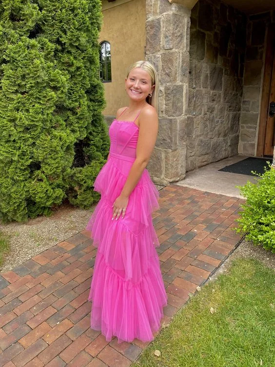 Pink Prom Dresses Evening Gown    S2486