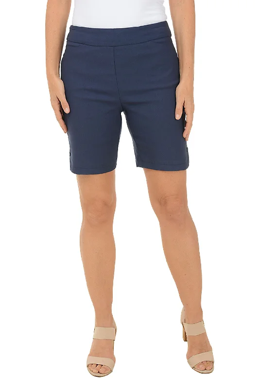 Snap Button Hem Pull-On Short