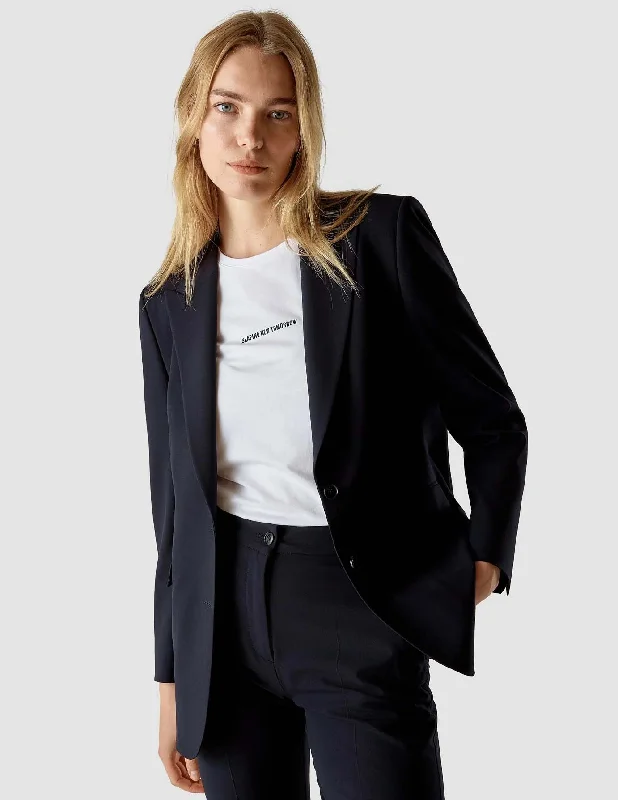 Essential Blazer Midnight Blue